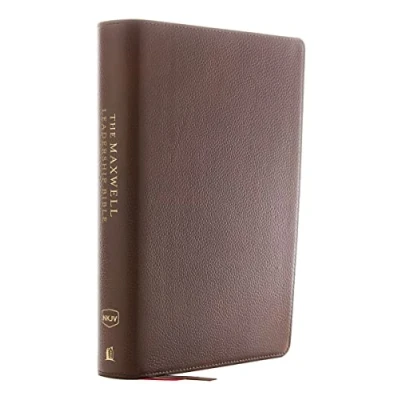 Abbildung von NKJV, Maxwell Leadership Bible, Third Edition, Premium Cowhide Leather, Brown, Comfort Print: Holy New King James Version