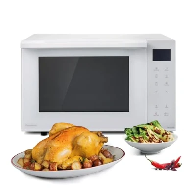 Abbildung von Panasonic Mikrowelle &quot;NN DF37PWEPG&quot;, Grill Ober /Unterhitze Mikrowelle, 1000 W, Kombinationskochen/Eco Kombi Modus (Grillfunktion + Mikrowelle)