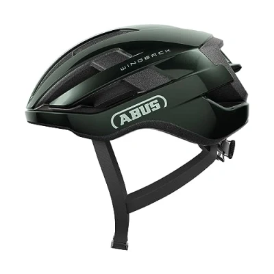 Abbildung von ABUS Rennradhelm WingBack einfacher Roadhelm für sportliches Fahren im Alltag und in der Freizeit Erwachsene Jugendliche Grün, Größe S