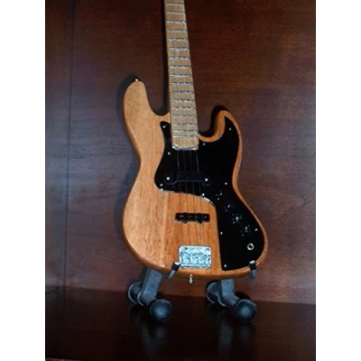 Abbildung von Mini Bass Gitarre Marcus Miller Natural Holz Modell Display