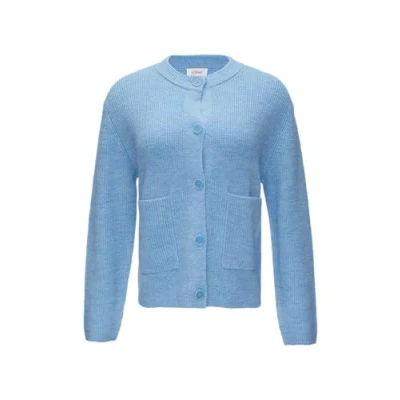 Abbildung von s.Oliver Strickjacke aus Alpakamix mit aufgesetzten Taschen