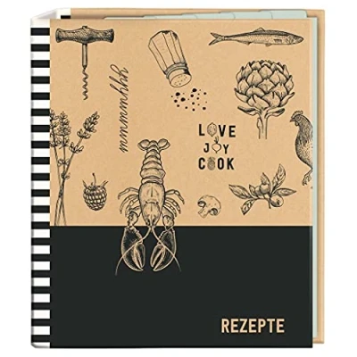 Abbildung von Rezeptordner A5 Küchenwunder Love to cook mit Register