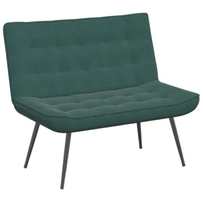 Abbildung von vidaXL Sitzbank Dunkelgrün 110x74x84 cm Samt