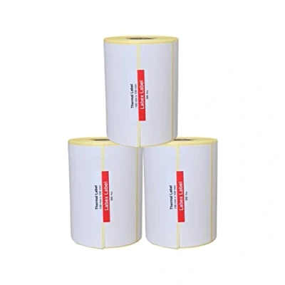 Abbildung von Labex label Thermodirekt Etiketten 100x100 mm Barcode Zebra ; 900 stück Thermodrucker 3 Role : Thermo Barcode/Adresse