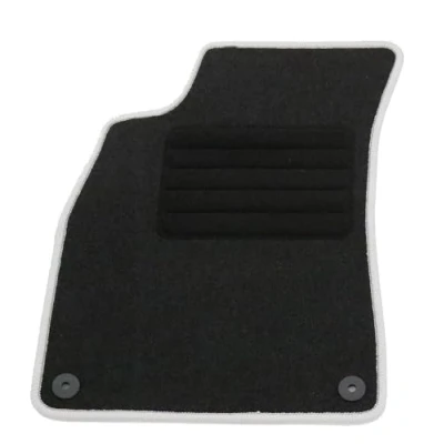 Abbildung von AD Tuning HG3684 VL SILBER Fußmatte Fahrermatte vorne Links Autoteppich Matte