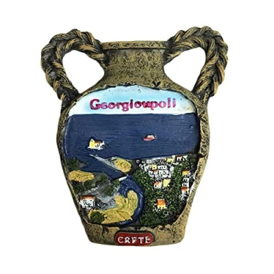 Abbildung von wedaredai 3D Kreta Griechenland Kühlschrank Magnet klassischen Topf Tourist Souvenirs Aufkleber, Home &amp; Küche Dekoration Aus China
