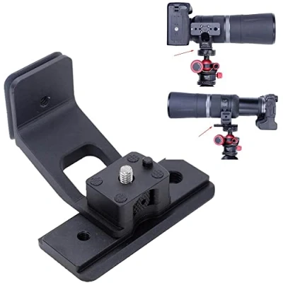 Abbildung von iShoot Stativschelle Fuß Stativring Stand Objektiv Montage Stativ Base Halterungsring Halterung Kompatibel mit Canon RF 600mm f/11 is STM &amp; 800mm STM, unten ist Arca Swiss Fit Kameraplatte