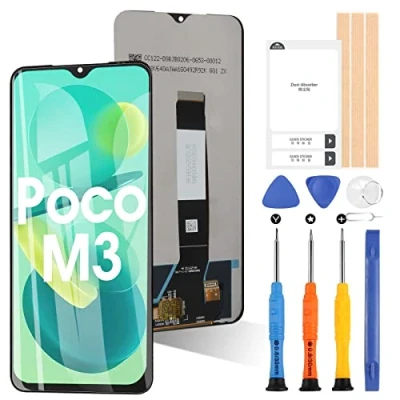 Abbildung von ARSSLY LCD Bildschirm für Xiaomi Poco M3 M2010J19CG / Redmi 9T M2010J19SG Display Touchscreen Digitizer Ersatzteile Reparatur mit Werkzeugen (nicht Mi 9T/Redmi Note 9T)