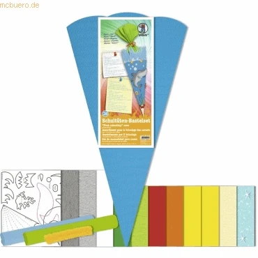 Abbildung von Ludwig Bähr Schultüten Bastelset 68cm Hai