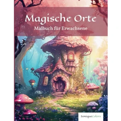 Abbildung von Magische Orte Malbuch für Erwachsene: 50 traumhafte Motive von bezaubernden Märchenwelten ein kreatives Ausmalabenteuer und entspannende Stunden voller Fantasie
