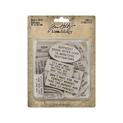 Abbildung von Idea ology Tim Holtz Quote Chips Labels (TH94320)
