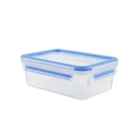 Abbildung von Tefal Master Frischhaltedose für Lebensmittel, rechteckig, transparent/blau, Plastik, 0.55 Litre