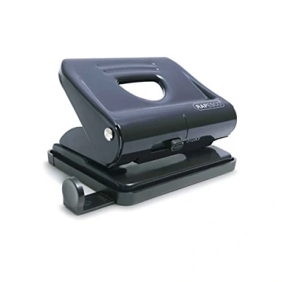 Abbildung von Rapesco PF820MB1 820 2 fach Metalllocher, 22 Blatt Stanzkapazität, Schwarz