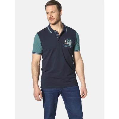 Abbildung von Jan Vanderstorm Olejorn Poloshirt, Herren, Größe: Large, Dunkelblau