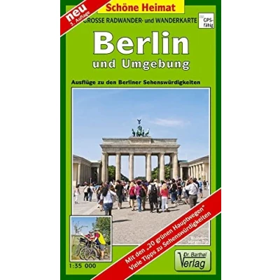 Abbildung von Große Radwander und Wanderkarte Berlin Umgebung: Ausflüge zu den Berliner Sehenswürdigkeiten. 1:35000 (Schöne Heimat)