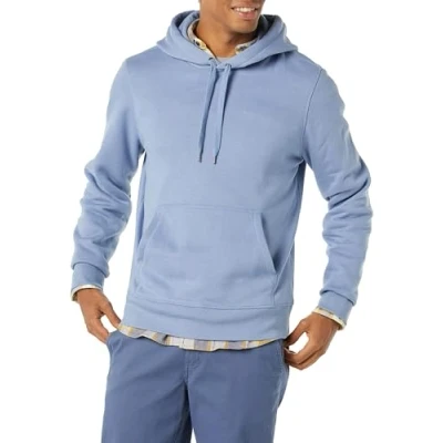 Abbildung von Amazon Essentials Herren Fleece Kapuzenpulli (erhältlich in den Größen Big &amp; Tall), Eisblau, XL