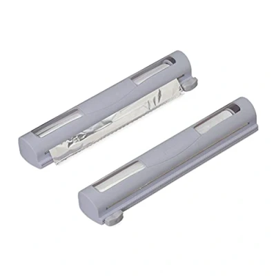 Abbildung von relaxdays Folienspender Folienschneider 2er Set grau