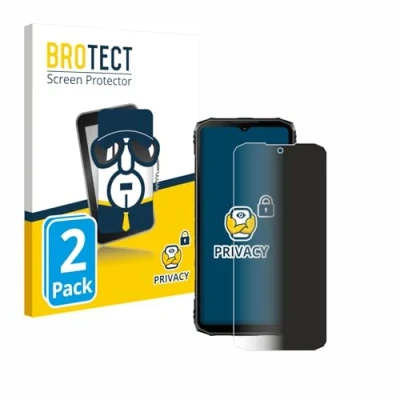 Abbildung von BROTECT (2 Stück Anti Spy Blickschutzfolie für Doogee Blade 10 Ultra Privacy Screen Protector [Displayschutz Folie, Sichtschutz, Blaulichtfilter]