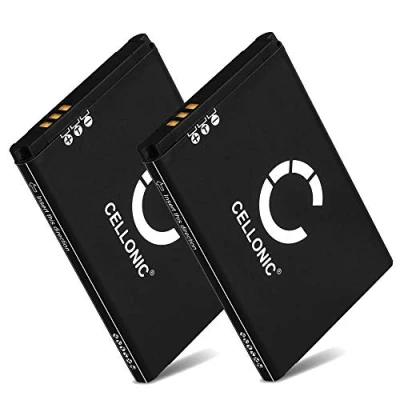 Abbildung von CELLONIC 2X Ersatz Akku Steel Series 160240 für SteelSeries Arctis Pro Wireless Siberia 800 840 Kopfhörer Ersatzakku 900mAh Batterie, Kopfhörerakku, Bluetooth Headset