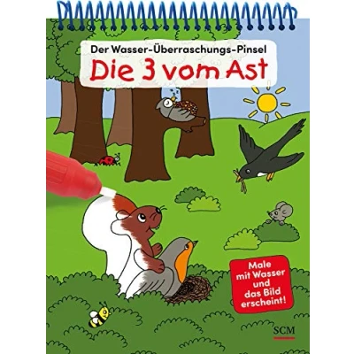 Abbildung von Der Wasser Überraschungs Pinsel Die Drei vom Ast: Male mit und das Bild erscheint!