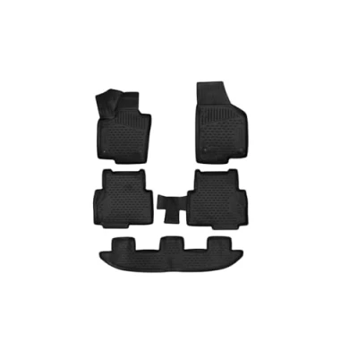 Abbildung von LEMENT Auto Fußmatten Passgenaue 3D ELEMENT Fussmatten für SEAT Alhambra, 2017 &gt;, 5 tlg, Alhambra PKW,