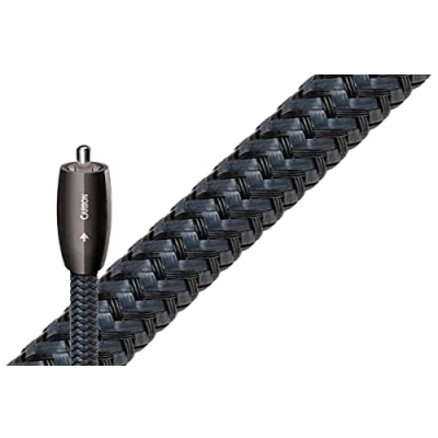 Abbildung von AudioQuest Koaxialkabel, 0,75 m, Stecker, 75 Ohm, Kohlenschwarz