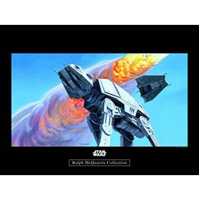 Abbildung von Komar Bild &quot;Star Wars Classic RMQ Hoth Battle AT AT&quot;, Star Wars, (1 St.), Wandbild zur Dekoration im Kinderzimmer ohne Rahmen