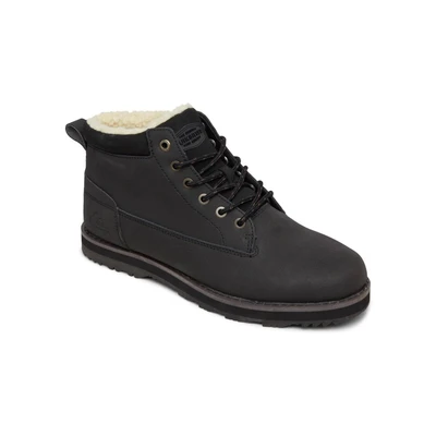 Abbildung von Quiksilver Mission BOOT Snowboot/Winterstiefel, Herren, Größe: 43, Solid black Leder und textil