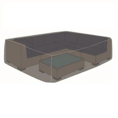 Abbildung von de Vries Premium SCHUTZHAUBE FÜR ECKLOUNGE (quadratisch, 250 x 94 cm)