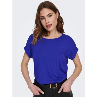 Abbildung von ONLY Moster Oneck NOOS JRS Tshirt basic, Damen, Größe: XL, Royal