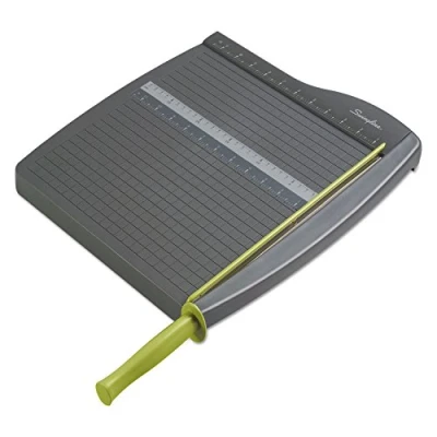 Abbildung von Swingline Papierschneider, Guillotine 30,5 cm Schnittlänge, 10 Blatt Kapazität, klassischer Schnitt Lite (9312), Grau