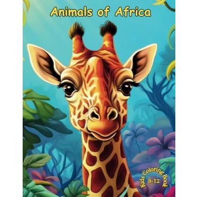 Abbildung von Animals of Africa Coloring book for kids