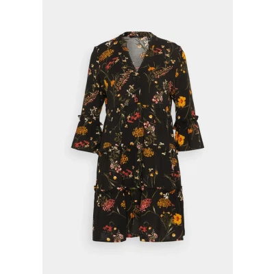 Abbildung von Vero Moda Vmeasy Short Dress Freizeitkleid, Damen, Größe: XS, Black/pink