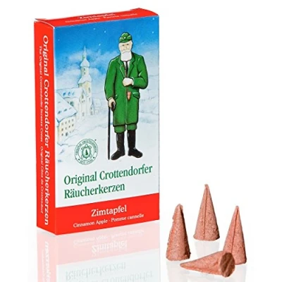 Abbildung von Original Crottendorfer Räucherkerzchen Zimtapfel Erzgebirge