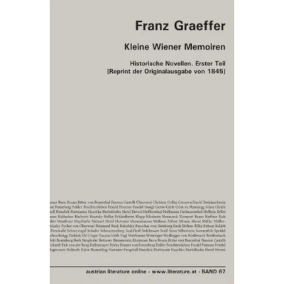 Abbildung von Kleine Wiener Memoiren: Historische Novellen. Erster Teil [Reprint der Originalausgabe von 1845]