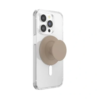 Abbildung von ​​​​​​​​​​​​PopSockets runder Telefongriff kompatibel mit MagSafe, Adapterring im Lieferumfang enthalten, Telefonhalter, kabelloses Laden kompatibel, Deadpool x Wolverine Latte