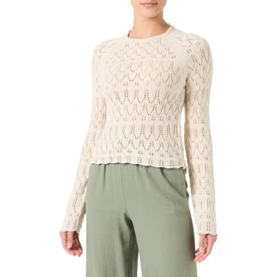 Abbildung von Vero Moda Vmnewfabienne LS Oneck NOOS Strickpullover, Damen, Größe: XS, Birch