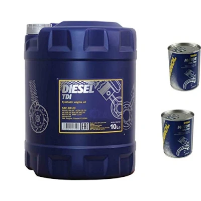 Abbildung von 10L Motoröl MANNOL Diesel TDI 5W 30 2x Motor Doctor ADDITIV