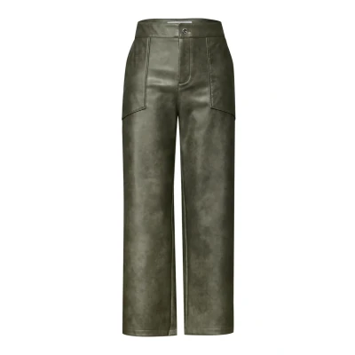 Abbildung von Street One Straight LEG Stoffhose, Damen, Größe: 36x28, Grün