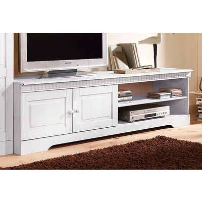 Abbildung von Home affaire Lowboard &quot;Cubrix&quot;, aus schönem massivem Kiefernholz, Breite 162 cm