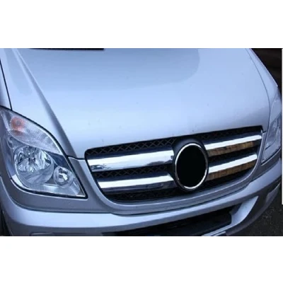 Abbildung von Recambo CHROM GRILL LEISTEN EDELSTAHL passend für MERCEDES SPRINTER W906 2006 2013 KÜHLERGRILL