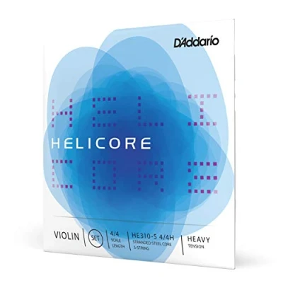 Abbildung von D&#039;Addario Helicore Geigensaiten Violine Saiten Geige 4/4 Violinensaiten Set Mensur 5