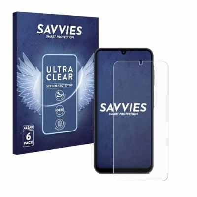 Abbildung von Savvies 6 Stück Schutzfolie für Samsung Galaxy A25 5G Displayschutz Folie Ultra Transparent