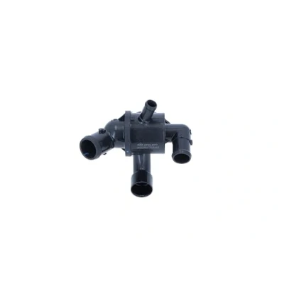 Abbildung von NRF 725342 Kühlwasserthermostat 87 mit Gehäuse VOLKSWAGEN: GOLF 6, Touran I, Caddy 3 Kombi, AUDI: A3 Schrägheck, Sportback, Q3