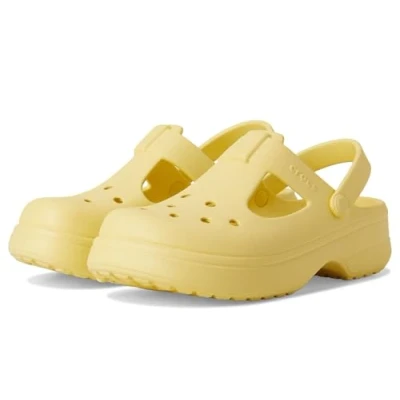 Abbildung von Crocs Classic MARY JANE Unisex Badesandale für Kinder, Größe: 29/30, Daylily Kunststoff