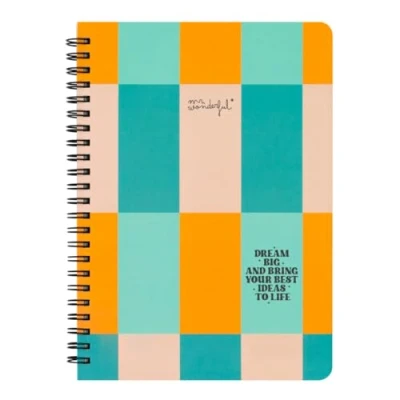 Abbildung von Mr. Wonderful A5 Notizbuch Dream big and bring your best ideas to life