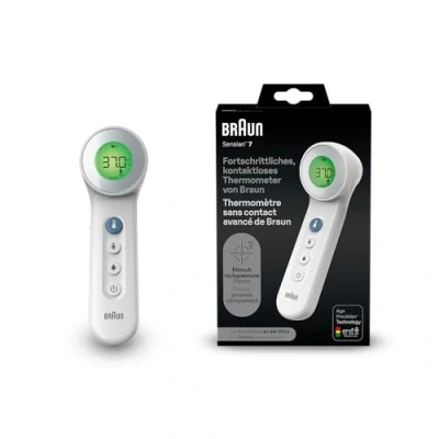 Abbildung von Braun Stirn Fieberthermometer ThermoScan 7 Fieberthermometer, 1 tlg.