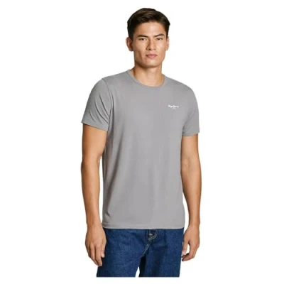 Abbildung von Pepe Jeans Original Tshirt basic, Herren, Größe: XS, Industrial grey
