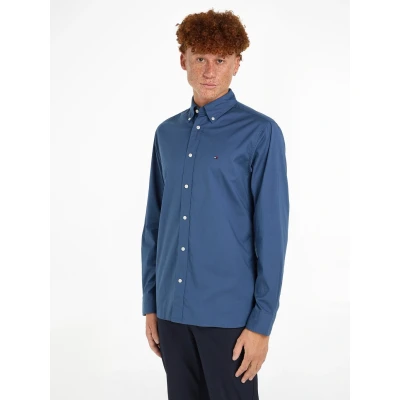 Abbildung von Tommy Hilfiger FLEX Hemd, Herren, Größe: 3XL, Aegean sea
