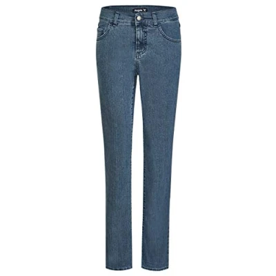 Abbildung von Angels Dolly Jeans Straight Leg stoneblue denim, Damen, Größe: 38x28, Stone blue denim